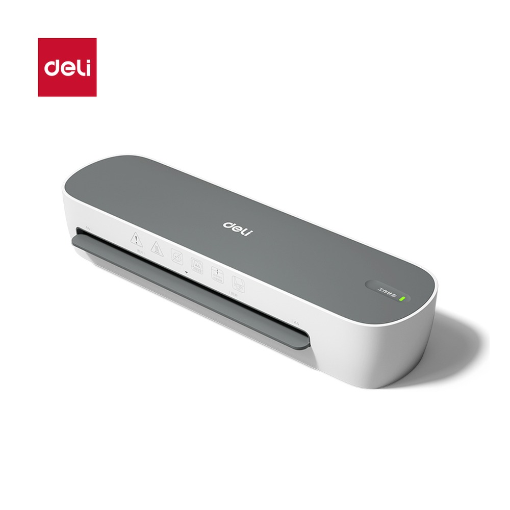 DELI/得力 塑封机 GQ409 颜色:白色；尺寸:344mm*102mm*66mm；额定功率:160W 单位:台