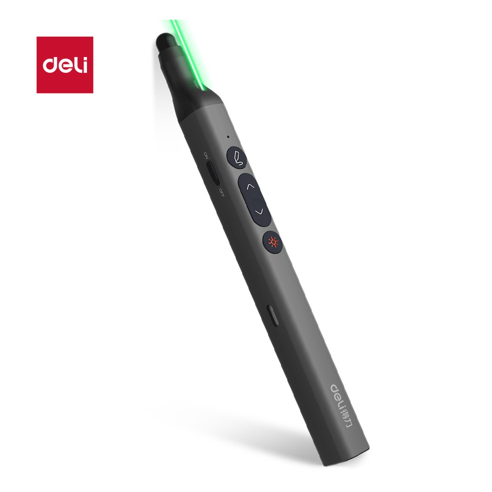DELI/得力 激光翻页笔激光翻页笔 MA113-G 颜色:深灰 单位:支
