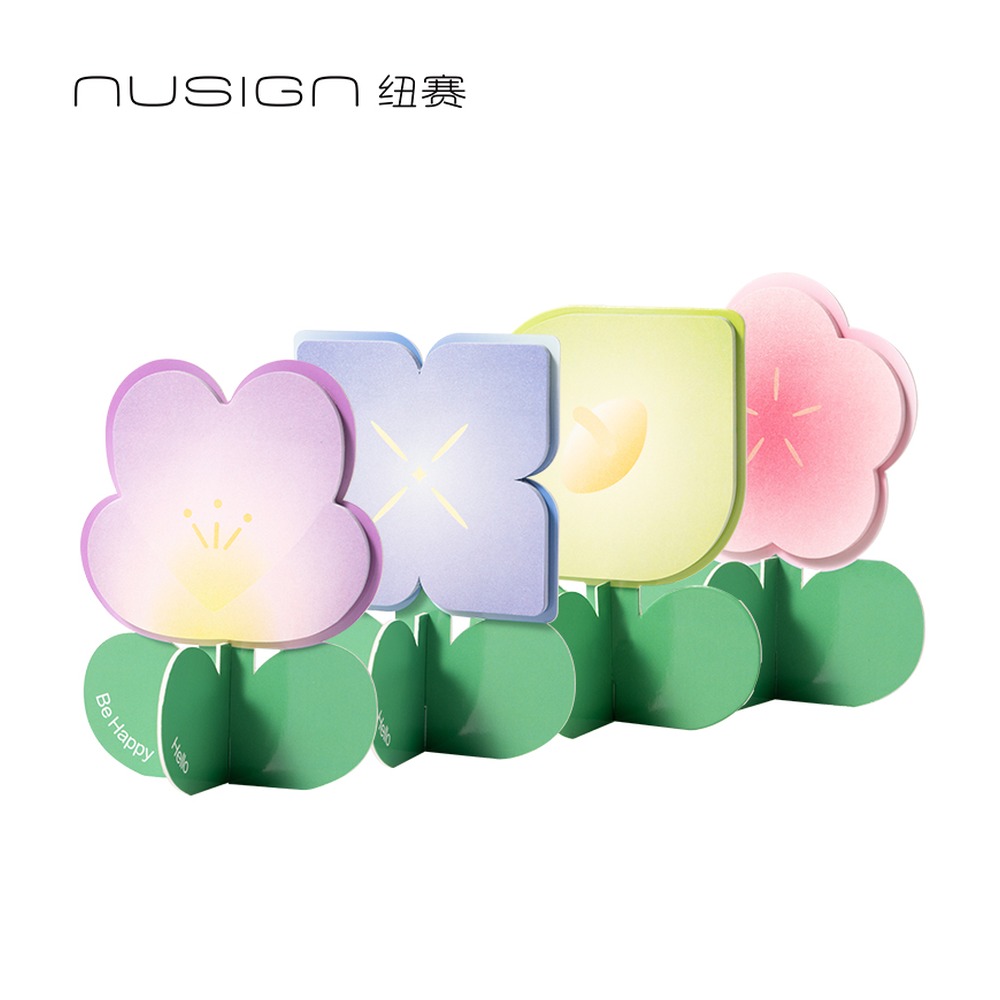 DELI/得力 日光轻语立式记事贴 NS325 颜色:混 单位:本