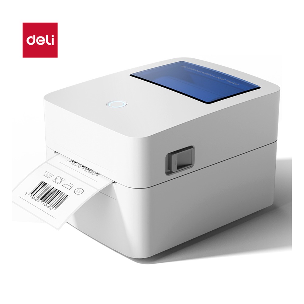 DELI/得力 热敏标签打印机 GE130 颜色:白；尺寸:160mm*210mm*140mm 单位:台