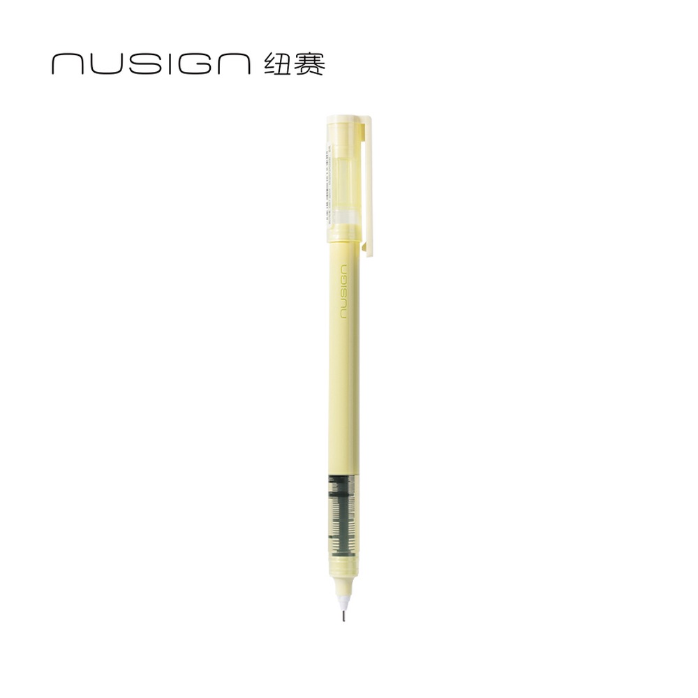DELI/得力 直液式走珠笔全 NS767-1 颜色:黑；尺寸:0.5mm；包装:2支/盒；笔芯规格:0.5mm全针管 单位:盒