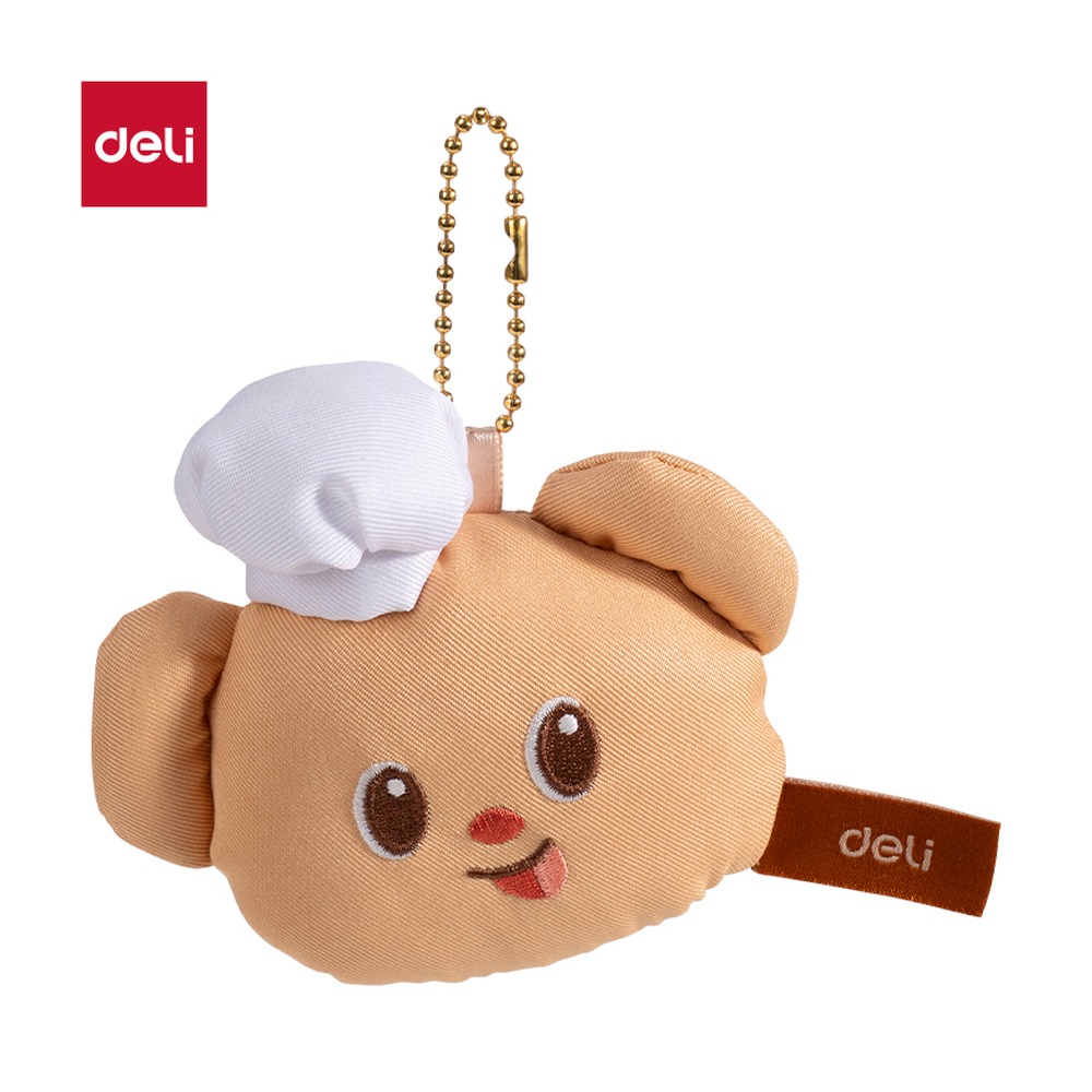 DELI/得力 黄油小熊布艺卷尺 WHY619 颜色:黄；适用:黄油小熊 单位:个