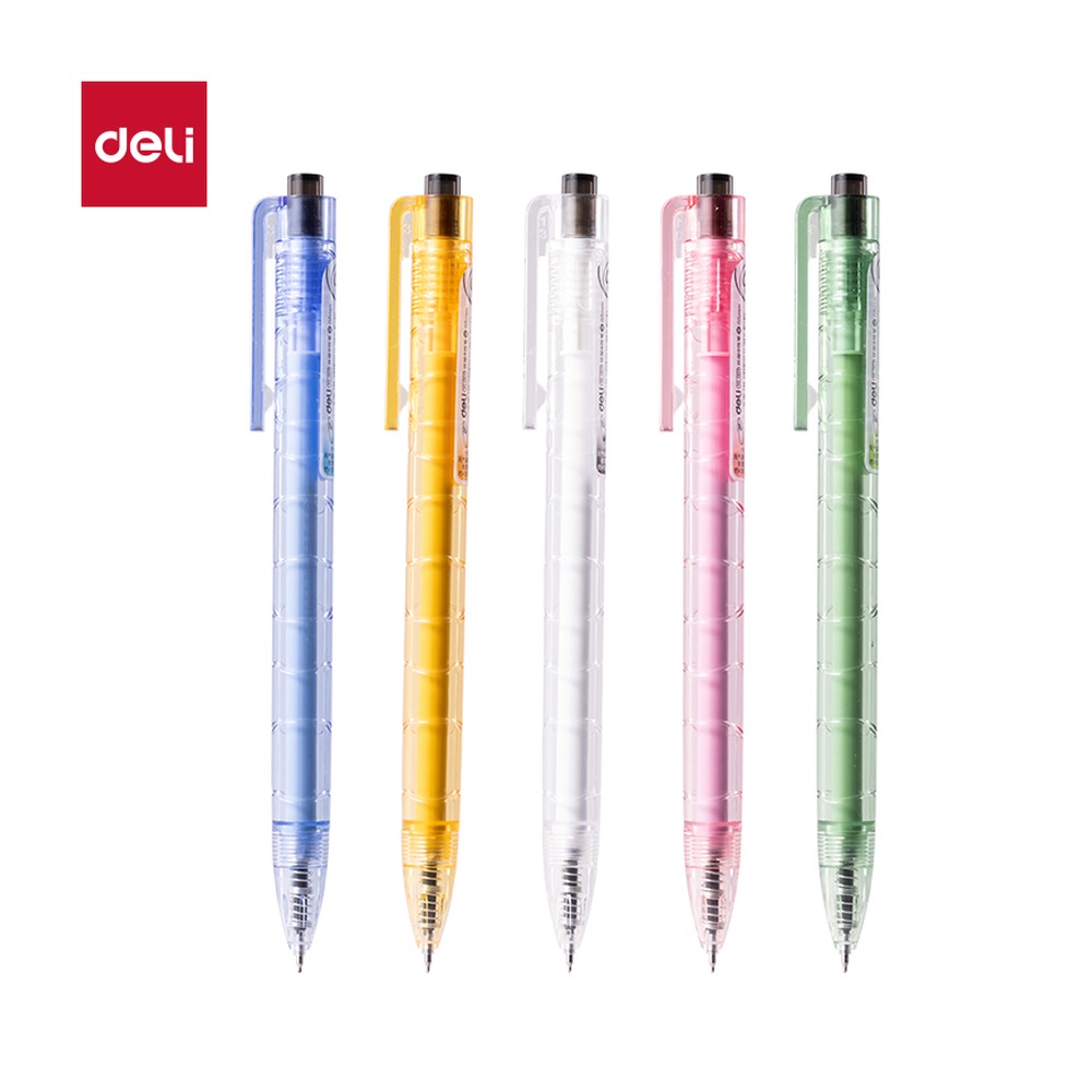 DELI/得力 环保速干按动中性笔 XL001 颜色:黑；尺寸:0.5mm；笔芯规格:0.5mm双珠ST头 单位:支