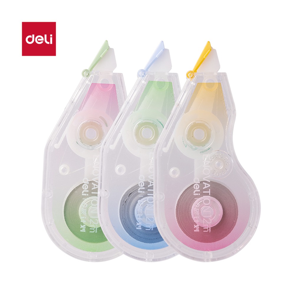 DELI/得力 修正带 XL112 颜色:混；尺寸:5mm*12m；笔芯规格:5mm 单位:套