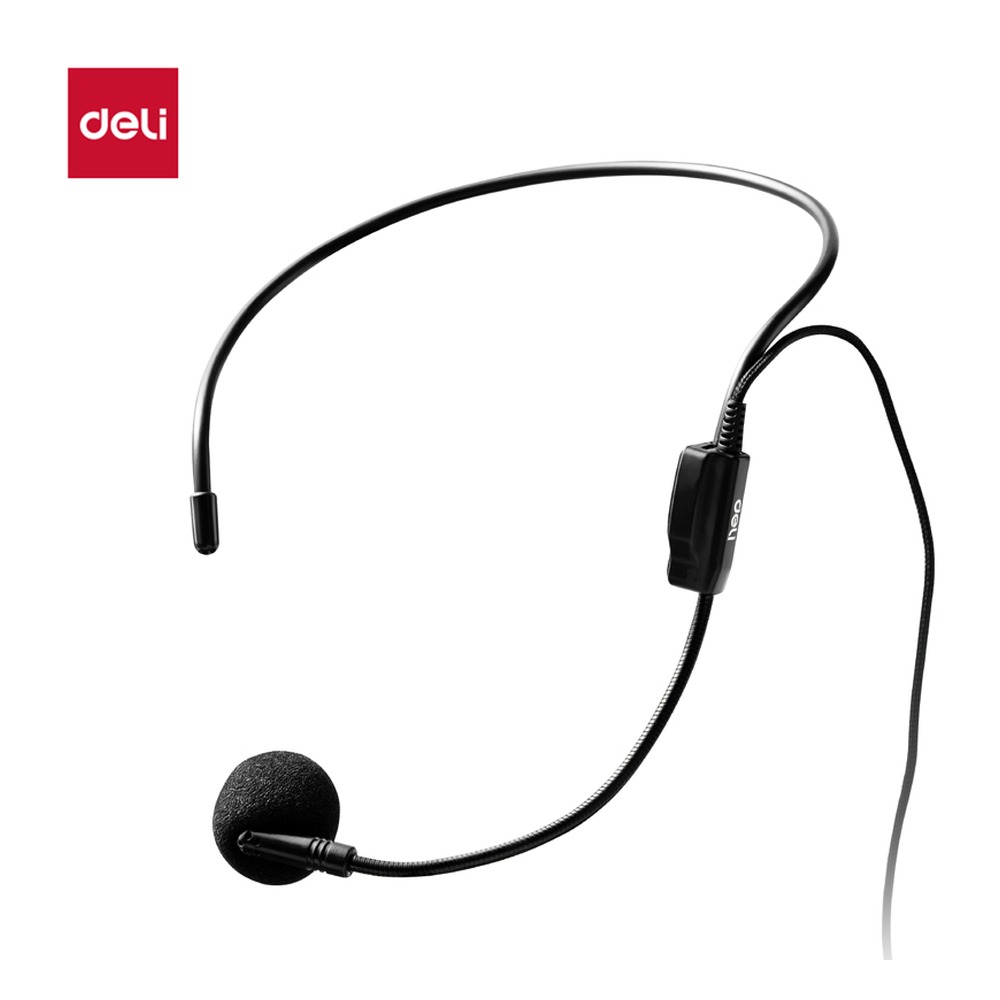 DELI/得力 有线麦克风 LT990 颜色:黑；包装:台 单位:个