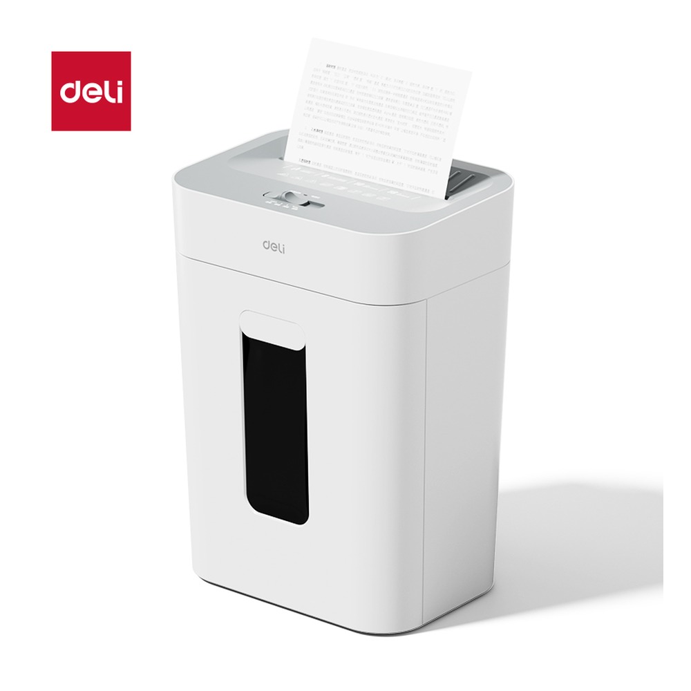DELI/得力 碎纸机小型碎纸机 G12 颜色:白色；尺寸:330mm*240mm*460mm 单位:台