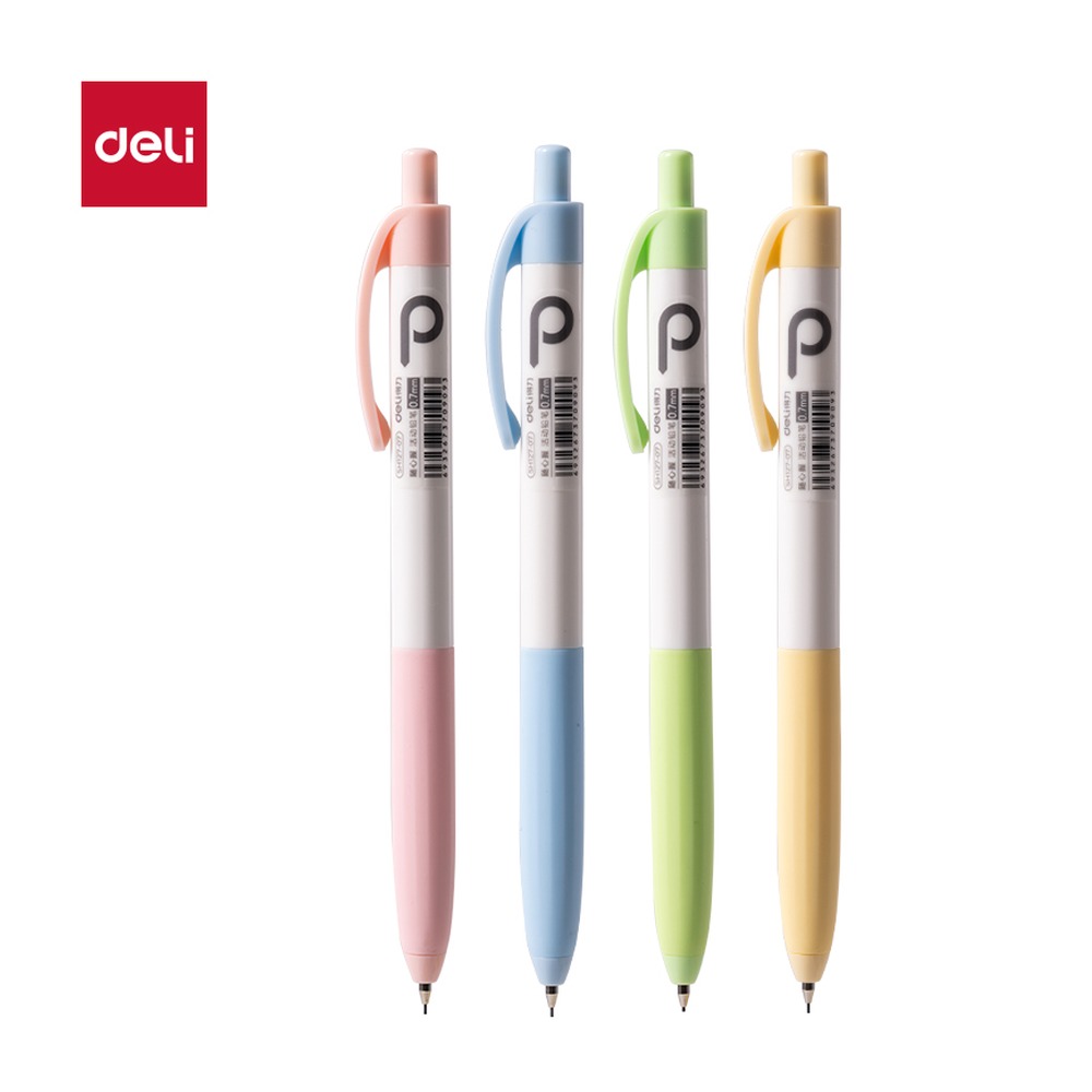 DELI/得力 随心握活动铅笔 SH127-07 颜色:混；尺寸:0.7mm；笔芯规格:0.7mm 单位:袋