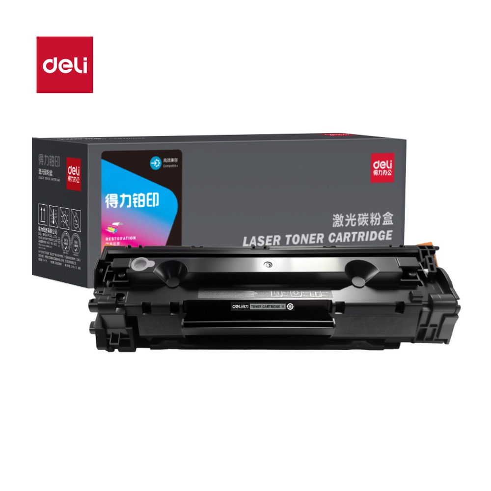DELI/得力 通用硒鼓 DEH-CRG328XL 颜色:黑色；适用型号:CE278A/CRG326/ CRG328 单位:支