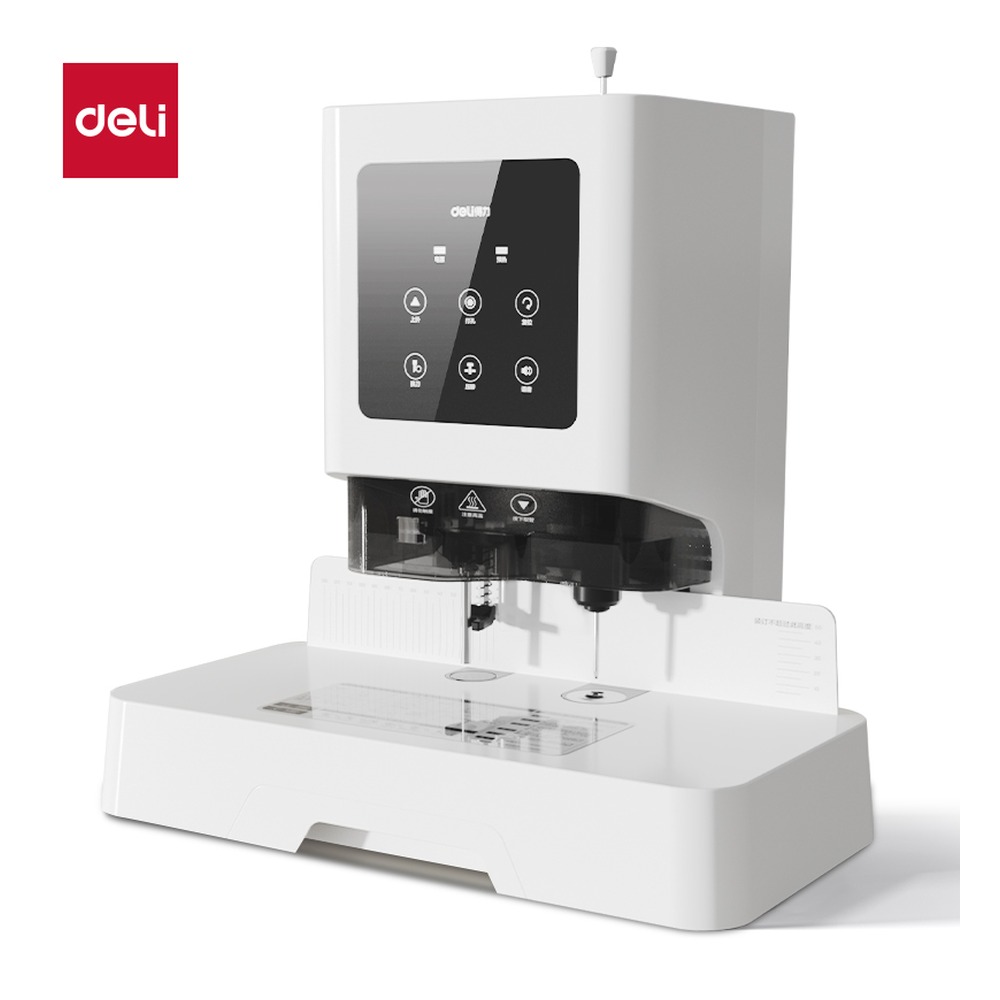 DELI/得力 财务装订机 GB600 颜色:白；尺寸:420mmx308mmx437mm 单位:台