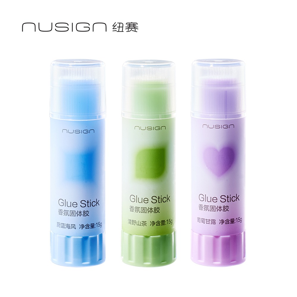DELI/得力 固体胶ACR NS118-15 颜色:。 葡萄甘露/清野山茶/蔚蓝海风 单位:支