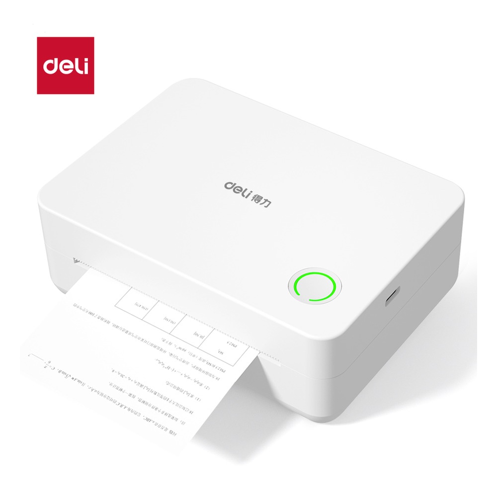 DELI/得力 4寸错题打印机 X7 颜色:白色；尺寸:(140*93*43) mm；电池容量:2000mAh；笔芯规格:108mm 单位:台