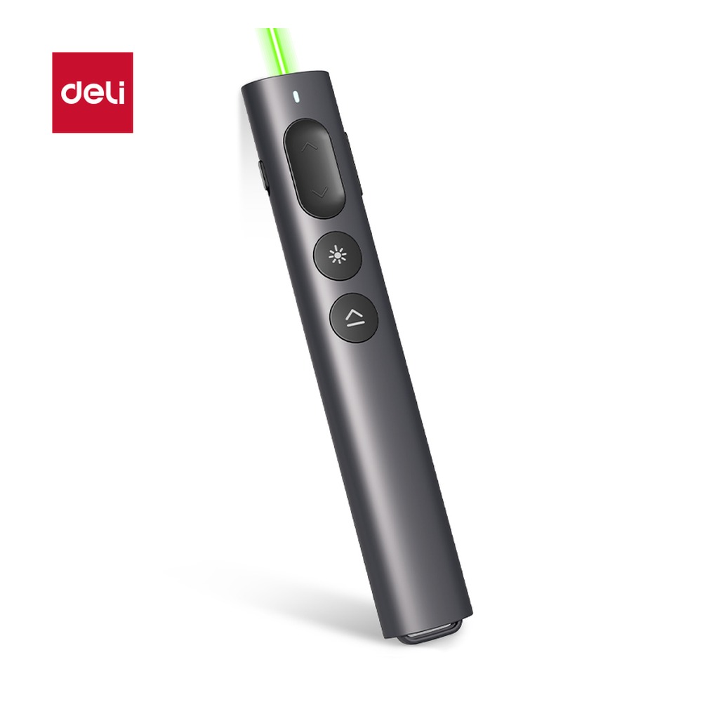 DELI/得力 激光翻页笔 MA223-G 颜色:深灰 单位:支