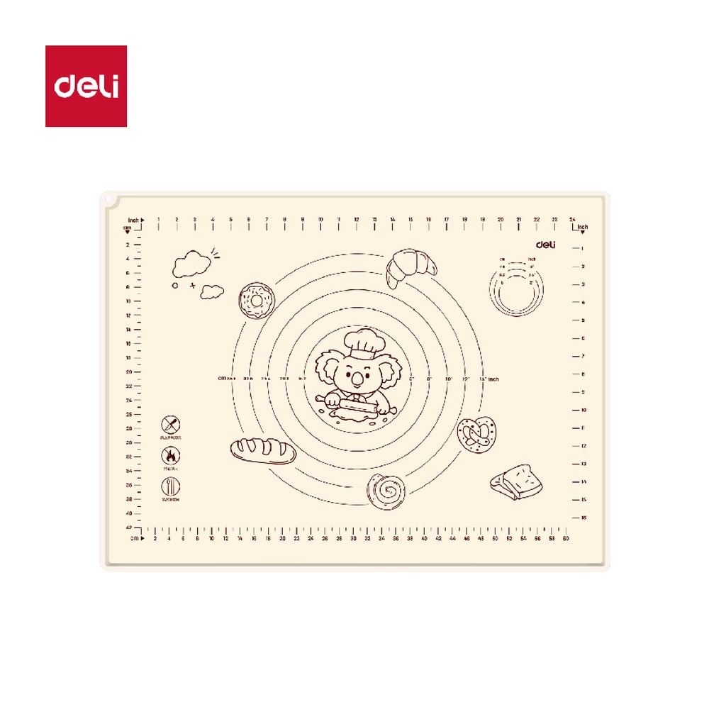 DELI/得力 高边揉面垫 TF703 颜色:米白；尺寸:70cm 单位:张