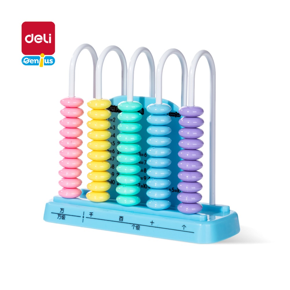 DELI/得力 5行计数器 YX607 颜色:蓝；包装:盒；结构:5行 单位:盒