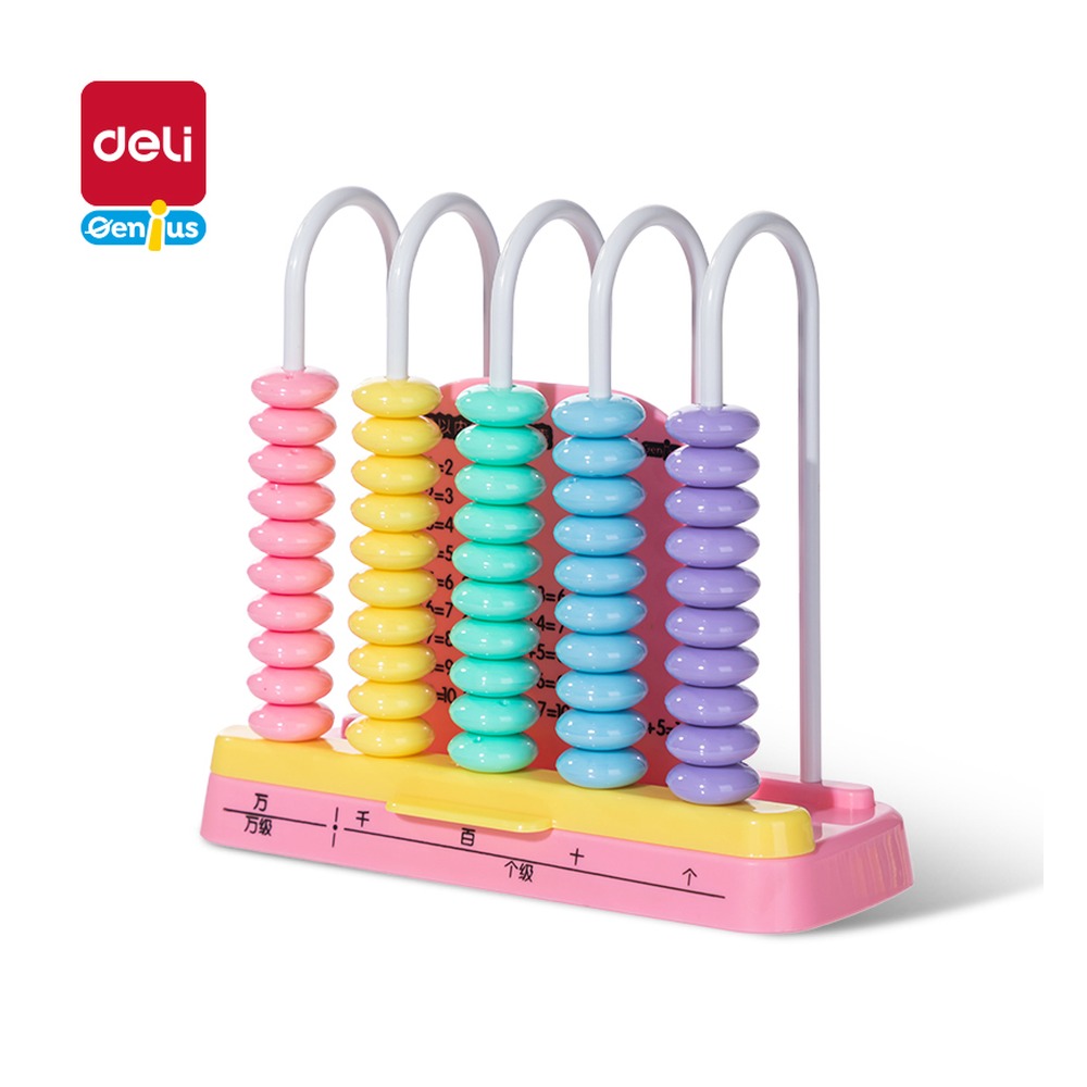 DELI/得力 5行清零计数器 YX683 颜色:粉色 单位:盒