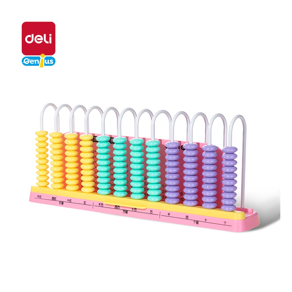 DELI/得力 12行清零计数器 YX685 颜色:粉色 单位:盒