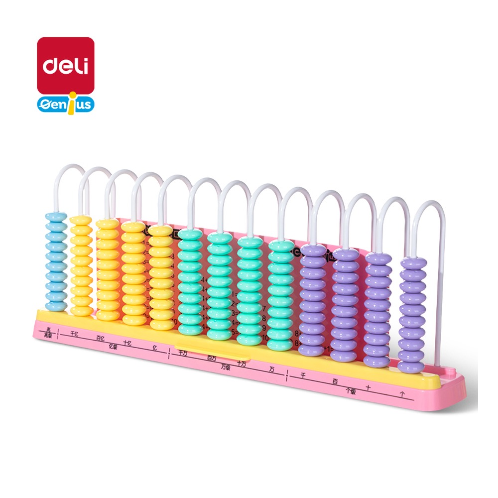 DELI/得力 13行清零计数器 YX686 颜色:粉色 单位:盒