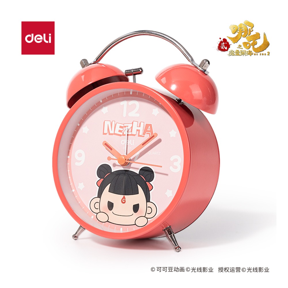 DELI/得力 时钟闹钟 NZ841-A 颜色:红 单位:台