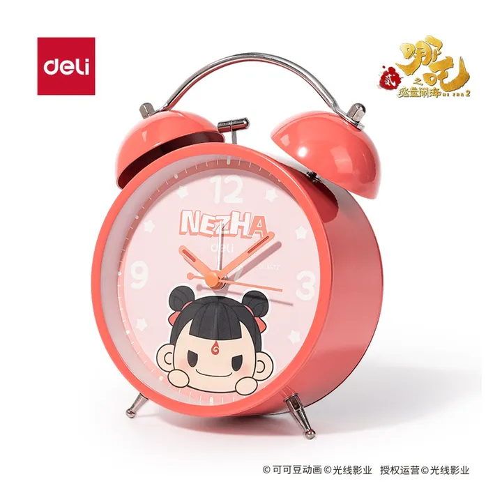 DELI/得力 时钟闹钟 NZ841-A 颜色:红 单位:台
