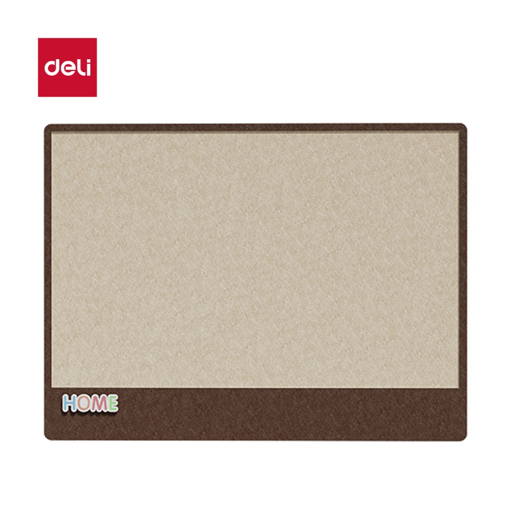 DELI/得力 毛毡留言板 MQ151 颜色:棕色；尺寸:600mm*800mm；包装:块；笔芯规格:800mm 单位:块