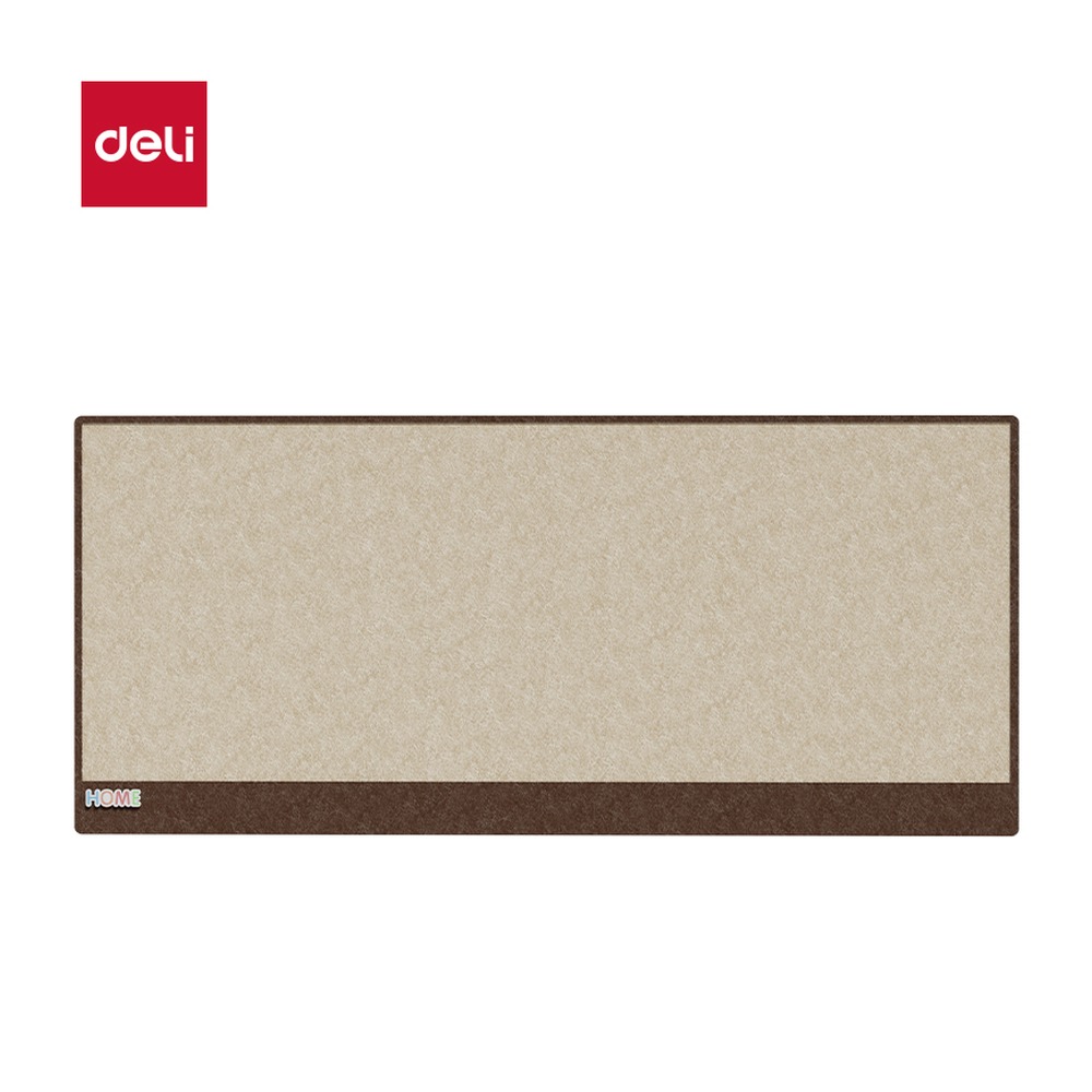DELI/得力 毛毡留言板 MQ153 颜色:棕色；尺寸:800mm*1800mm；结构:毛毡；笔芯规格:1800mm 单位:块