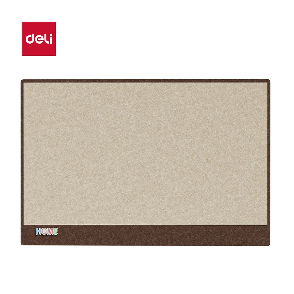 DELI/得力 毛毡留言板 MQ152 颜色:棕色；尺寸:800mm*1200mm；结构:毛毡；笔芯规格:1200mm 单位:块