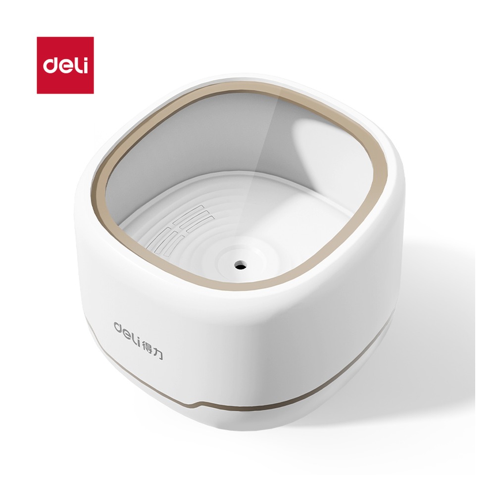 DELI/得力 扫码盒子 AA860 颜色:白；尺寸:88mm*88mm*70mm 单位:台