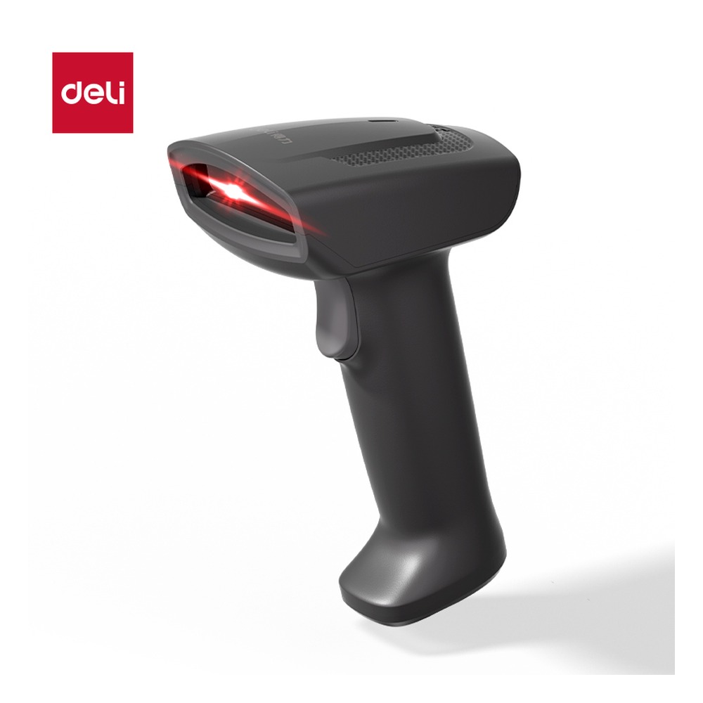 DELI/得力 条码扫描器 AA108W 颜色:黑色；材质:ABS；尺寸:190mm*105mm*78mm；包装:台；额定功率:108W 单位:盒