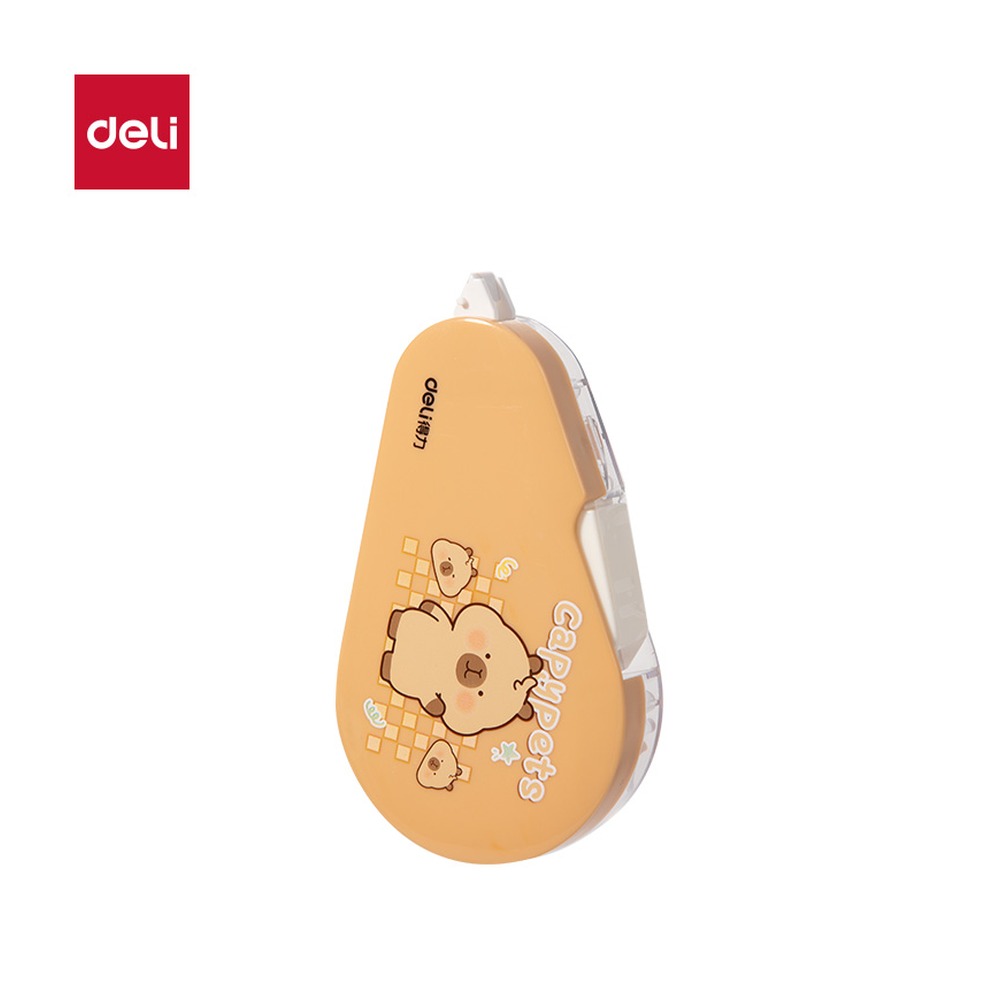 DELI/得力 修正带 BL103 颜色:黄色；尺寸:5mm*20m；笔芯规格:5mm 单位:个