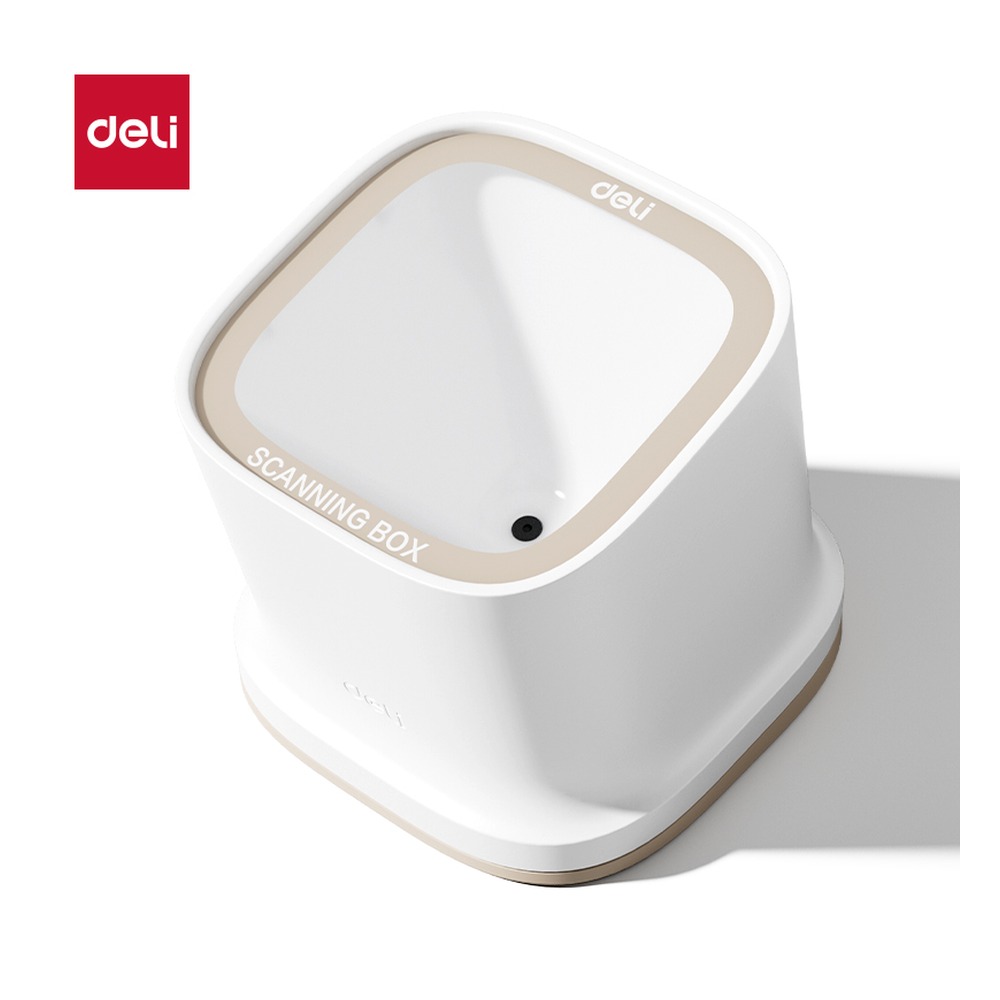DELI/得力 无线扫码盒子 AA601W 颜色:白；尺寸:84mmx93mmx87mm 单位:台