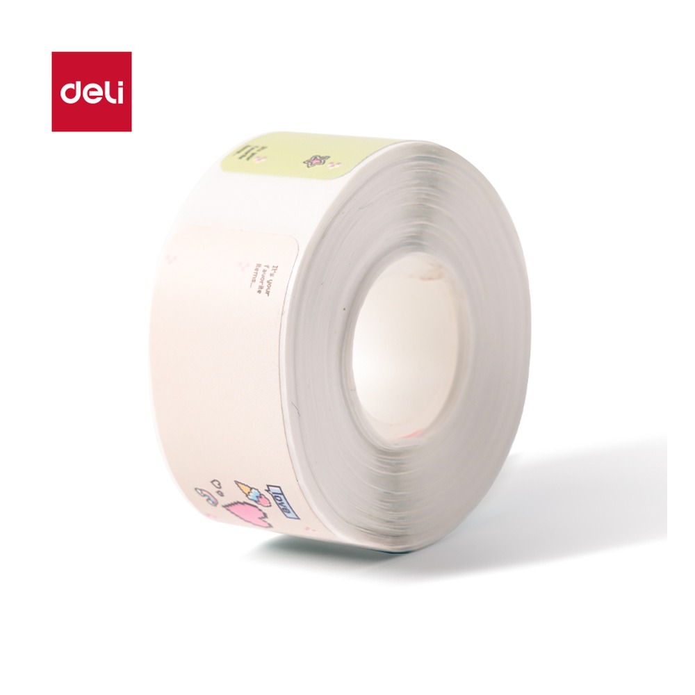 DELI/得力 半寸标签机耗材 QH20 包装:卷 单位:盒