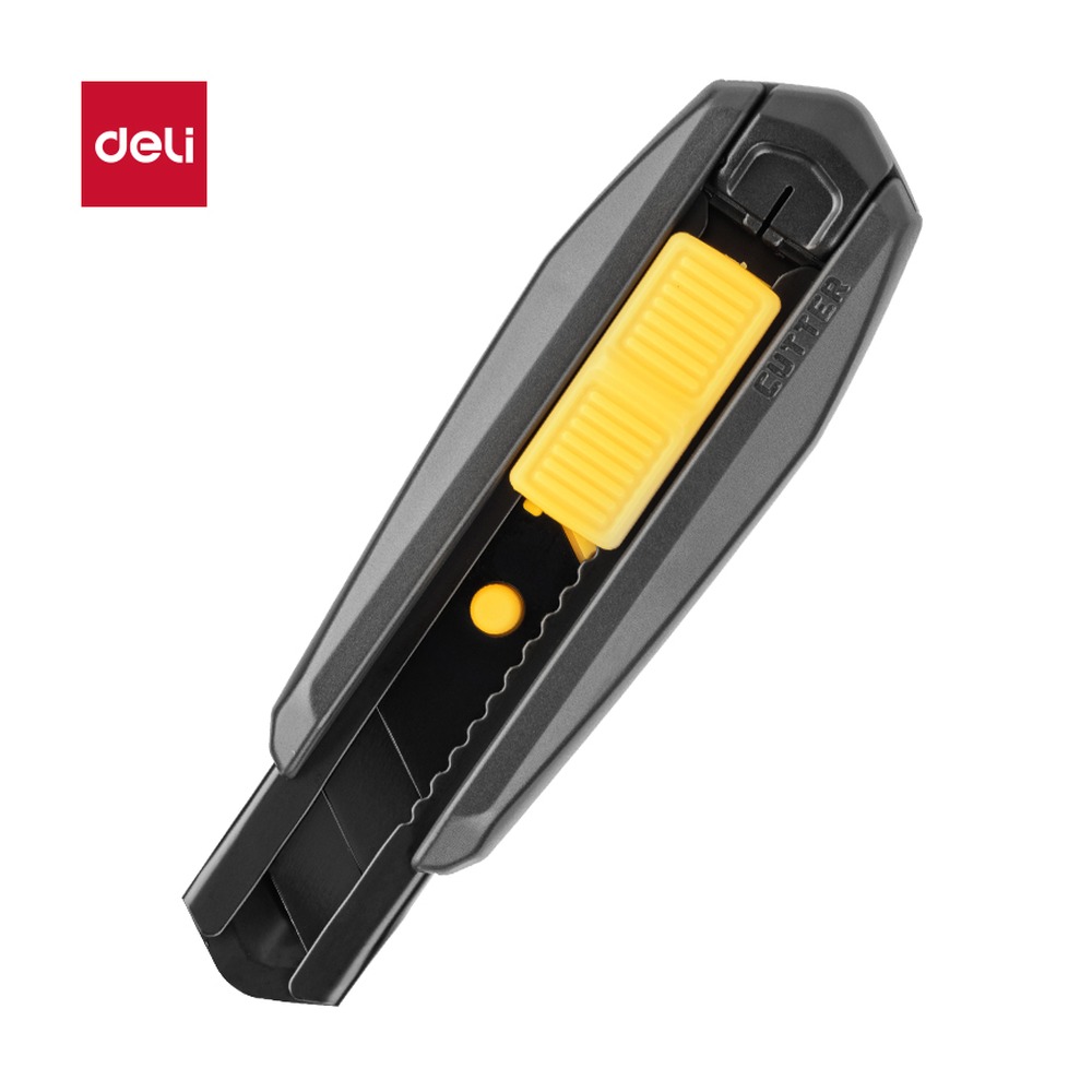 DELI/得力 美工刀60°SK5 TD409 颜色:灰色；尺寸:18mm；结构:60°；笔芯规格:18mm 单位:把