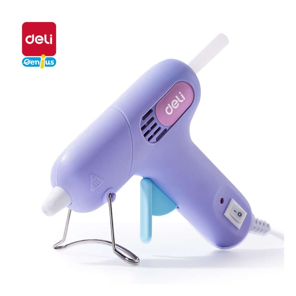 DELI/得力 防滴胶热熔胶枪20W YC706 颜色:紫色；包装:1把 单位:把