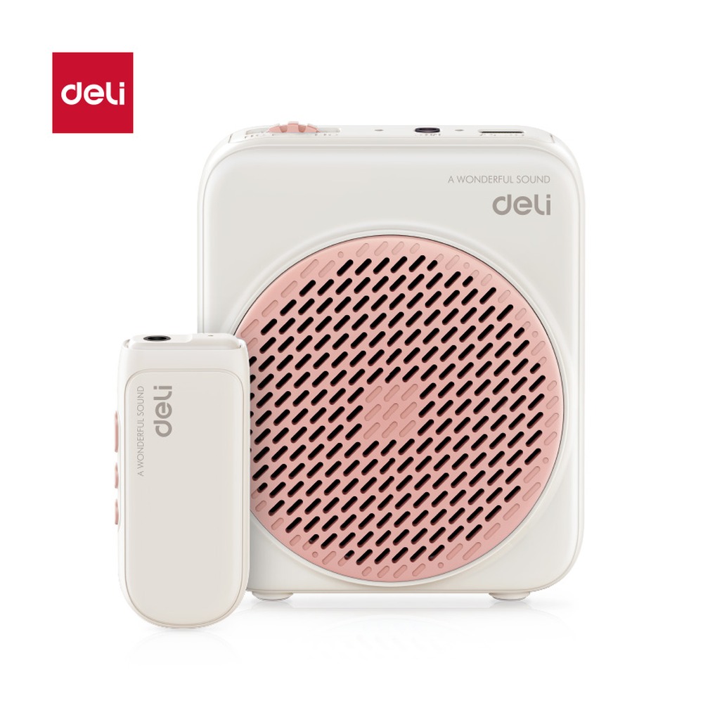 DELI/得力 扩音器音响 LT900T 颜色:粉色、蓝色；尺寸:(79*95.5*39.5)mm 单位:台