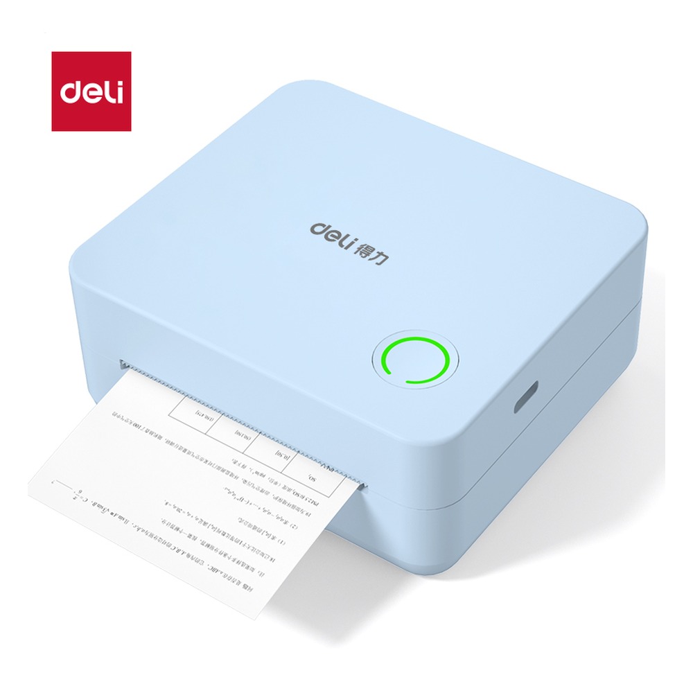 DELI/得力 错题打印机 GE212 颜色:蓝色；尺寸:(92*82*40) mm；电池容量:1000mAh；额定功率:3 w 单位:台