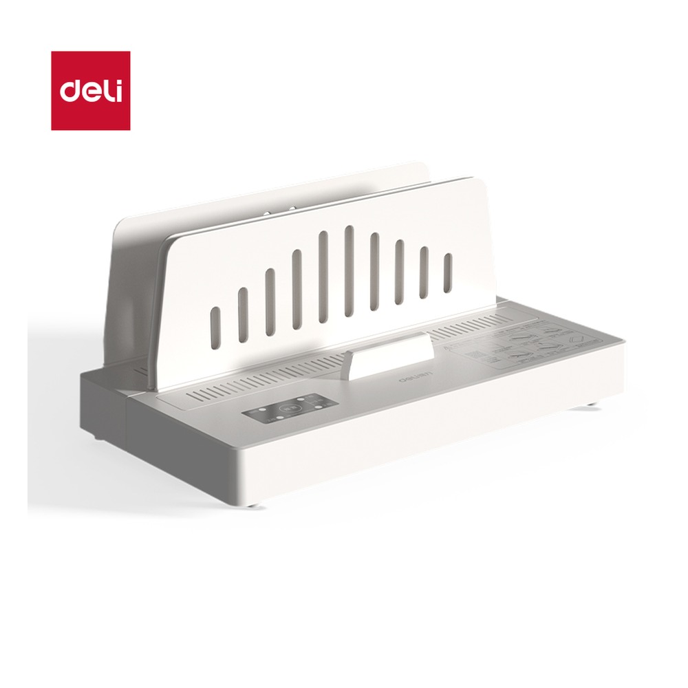 DELI/得力 热熔装订机 GB400 颜色:白；尺寸:383mmx205mmx162mm 单位:台