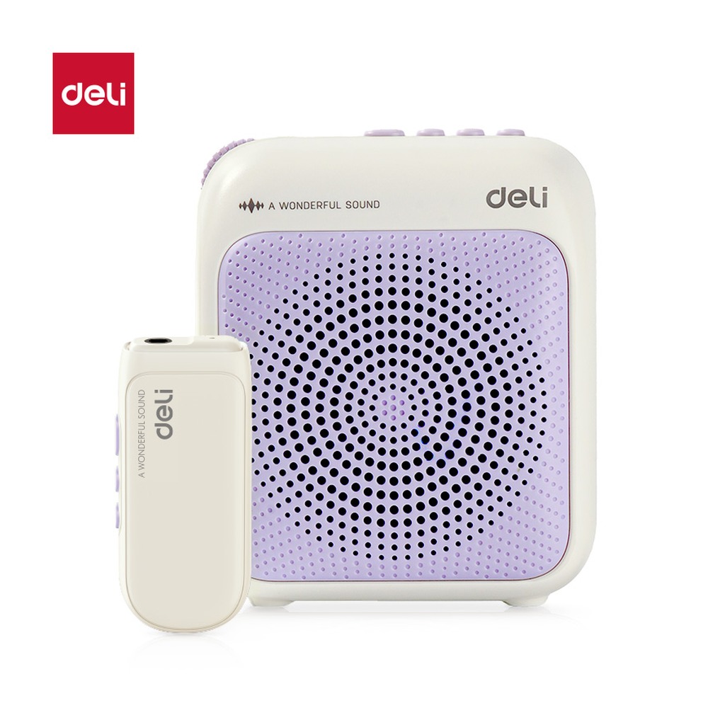 DELI/得力 多彩扩音器音响 LT915T 颜色:紫色；尺寸:2000m 单位:台