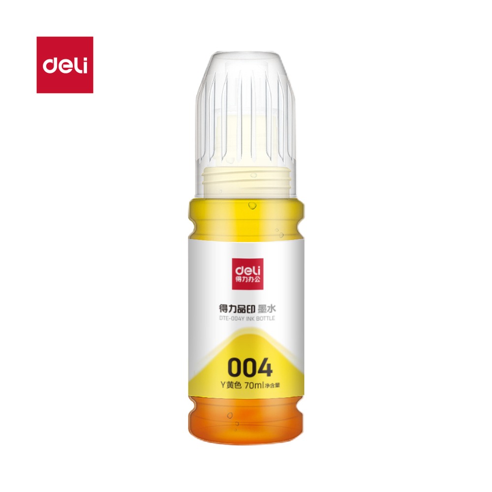 DELI/得力 通用硒鼓 DTE-004Y 颜色:黄色；包装:无彩盒简包 单位:支