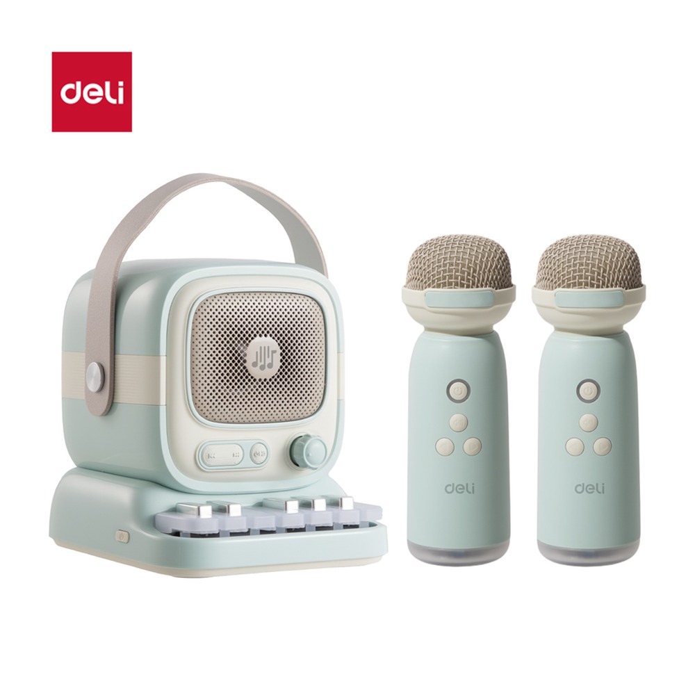DELI/得力 音频设备携带式扩音器 LT300B 颜色:绿 单位:台