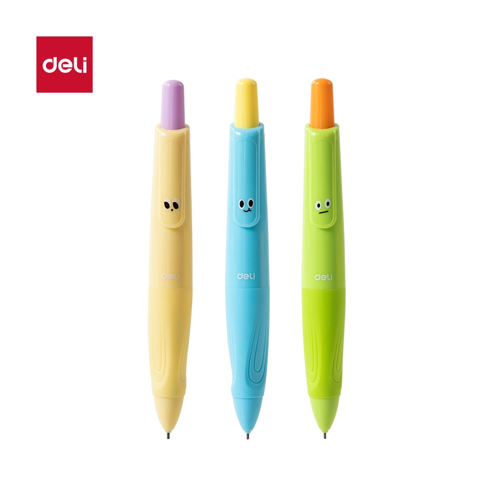 DELI/得力 自动书写活动铅笔 SH404-09 颜色:混；尺寸:0.9mm；笔芯规格:0.9mm 单位:支