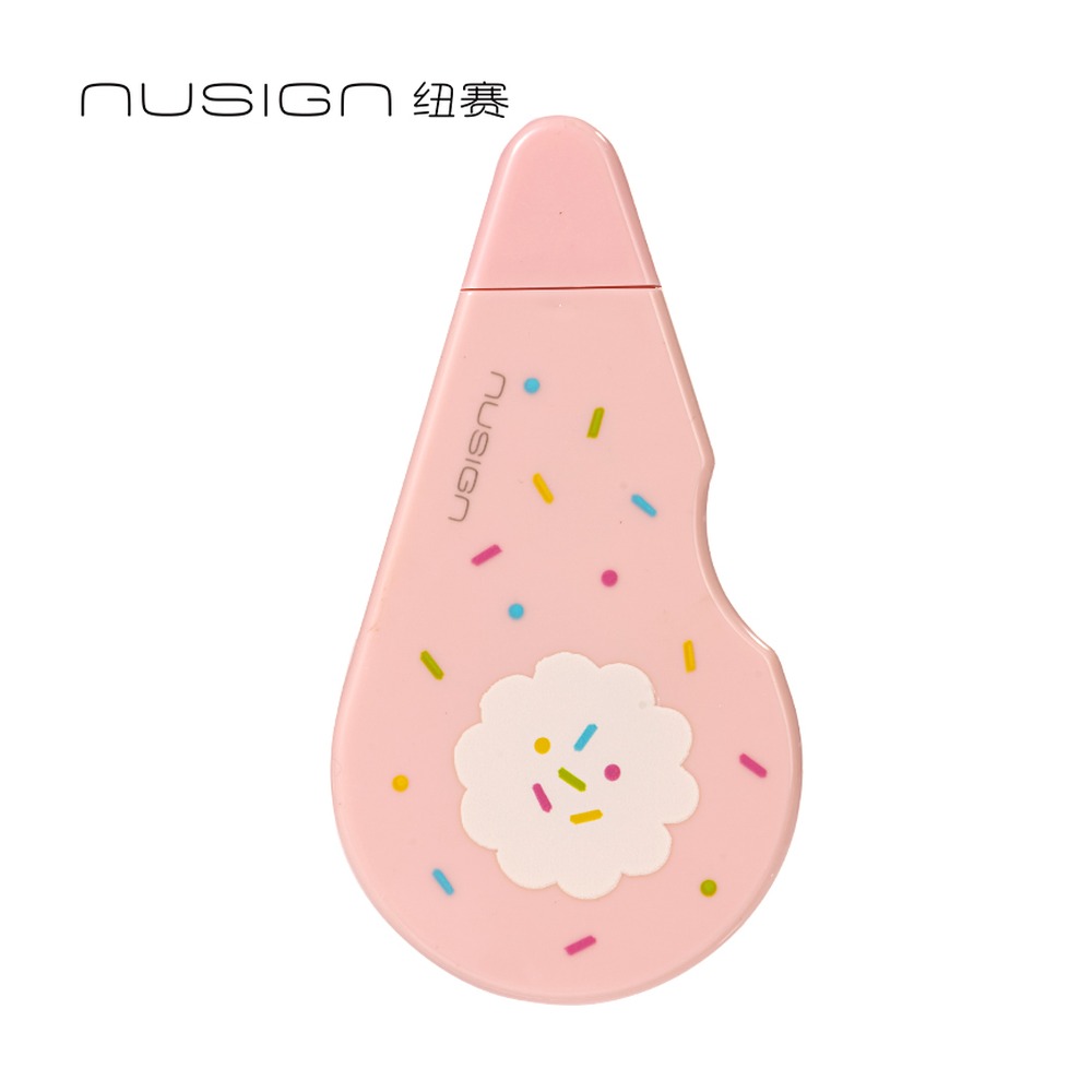 DELI/得力 修正带 NS119 颜色:芝士乳酪西瓜果红；尺寸:7mm*12m；笔芯规格:7mm 单位:个