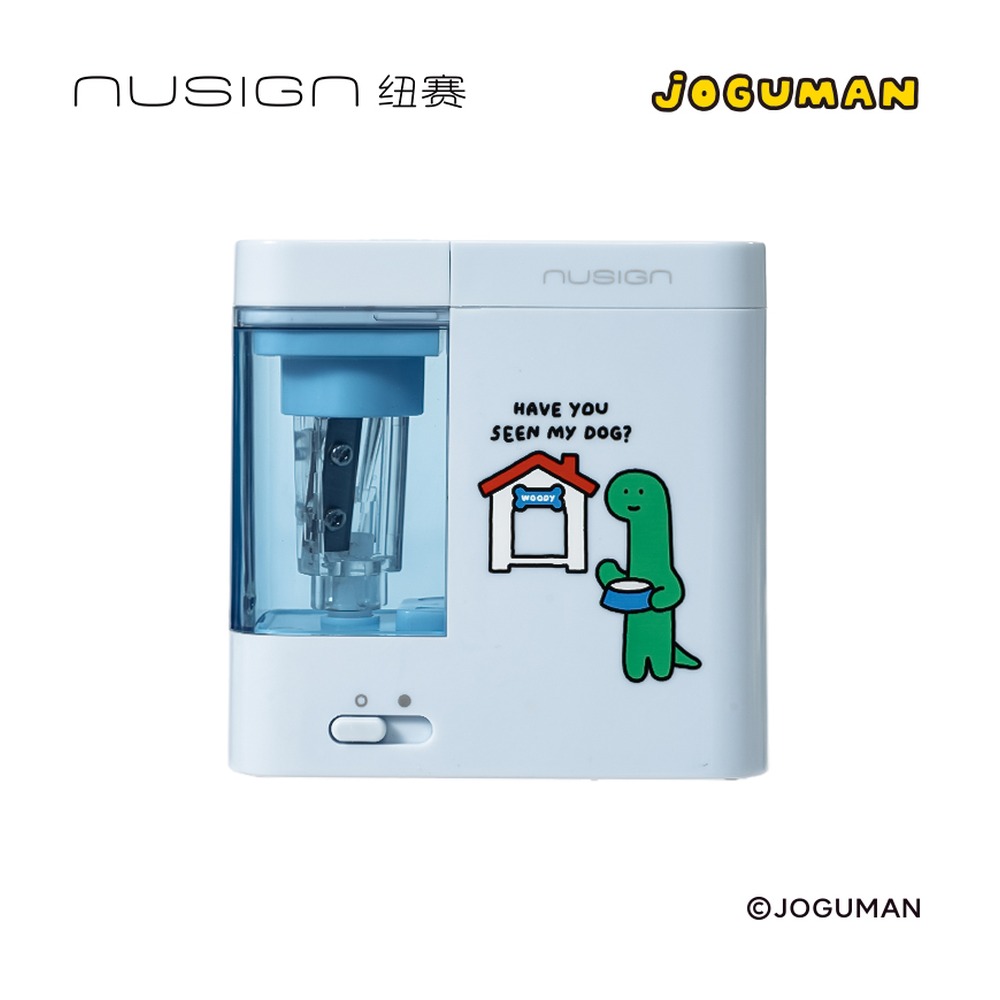 DELI/得力 乔古漫电动防尘门卷笔刀 NS071-Q 颜色:蓝 单位:个
