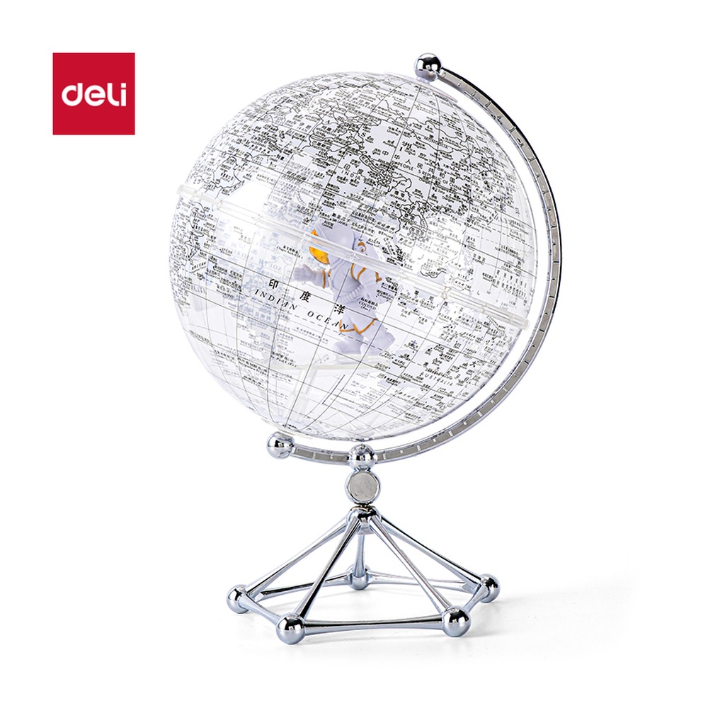 DELI/得力 地球仪太空人款 LG115-20C 颜色:混；尺寸:20cm 单位:盒