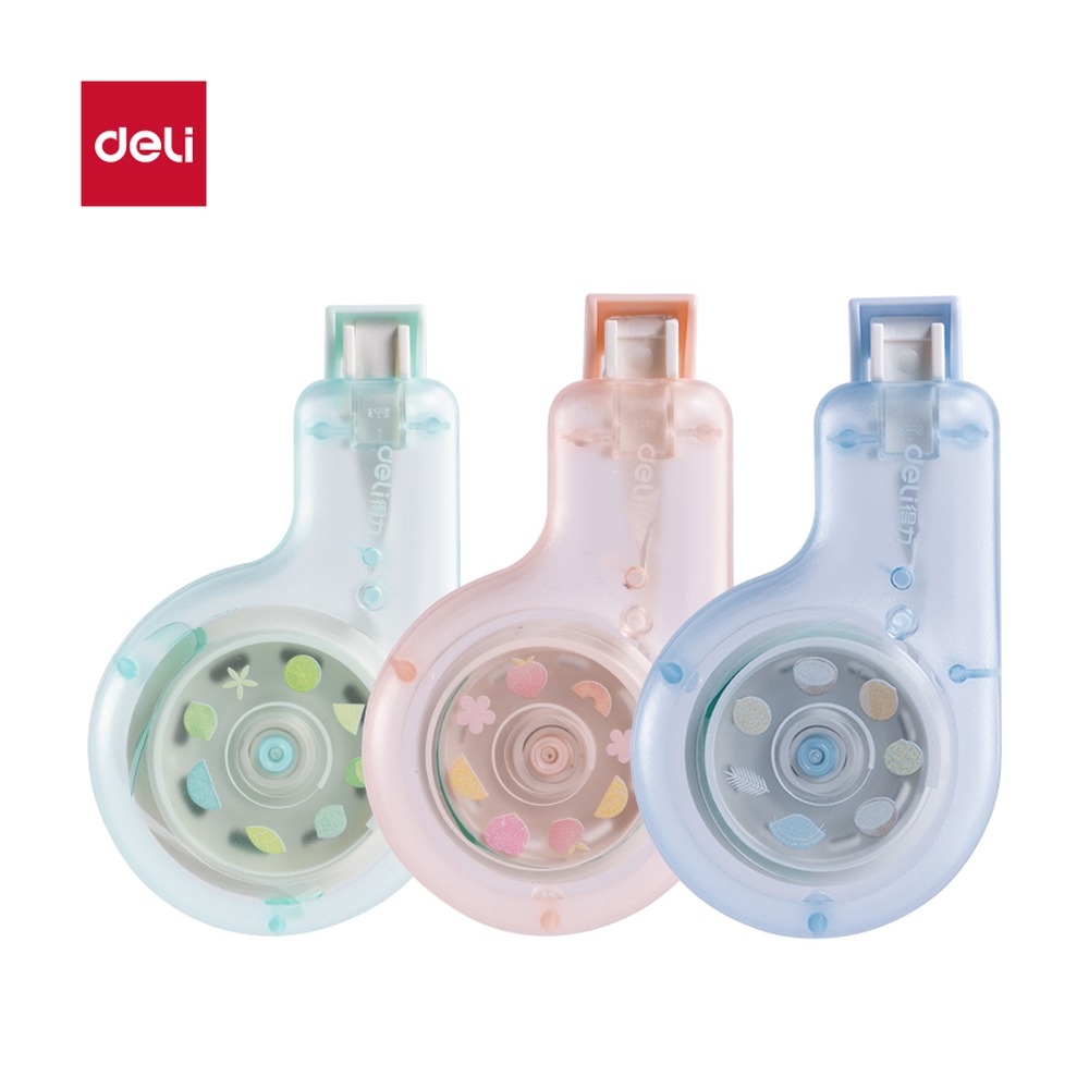 DELI/得力 修正带 V18 颜色:混；尺寸:5mm*6m；笔芯规格:5mm 单位:个