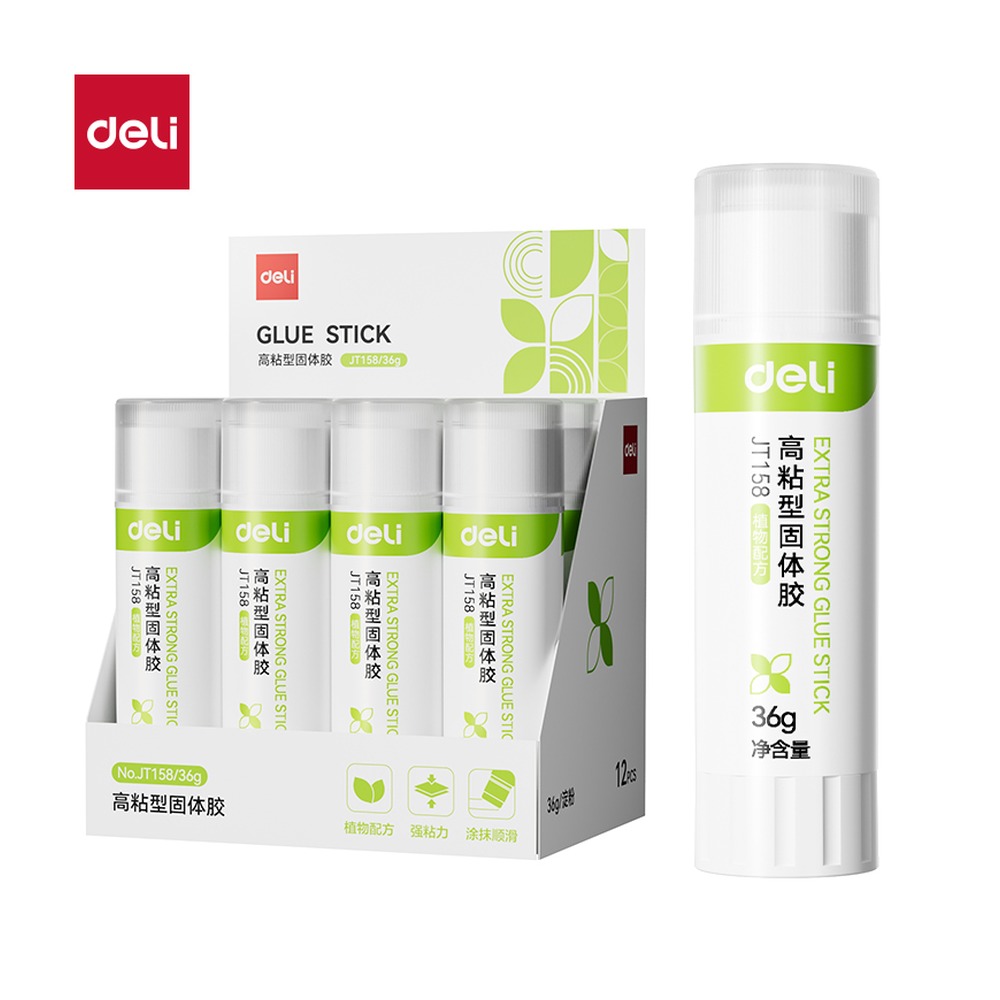 DELI/得力 固体胶淀粉 JT158 颜色:白色；克重:36G 单位:支