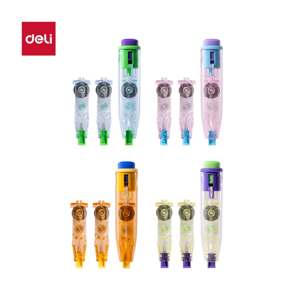 DELI/得力 修正带 VR226 颜色:蓝色；尺寸:5mm*18m；笔芯规格:5mm 单位:套