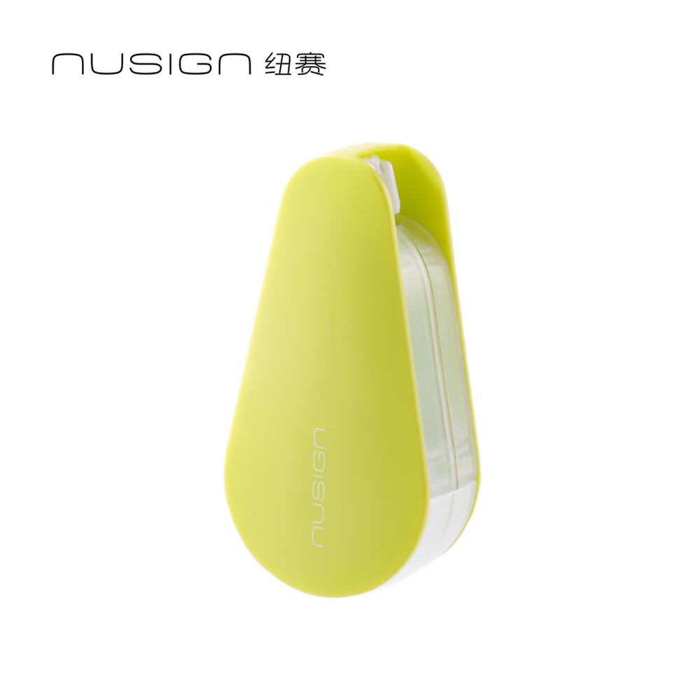 DELI/得力 修正带 NS227 颜色:青柚绿；尺寸:5mm*12m；笔芯规格:5mm 单位:个