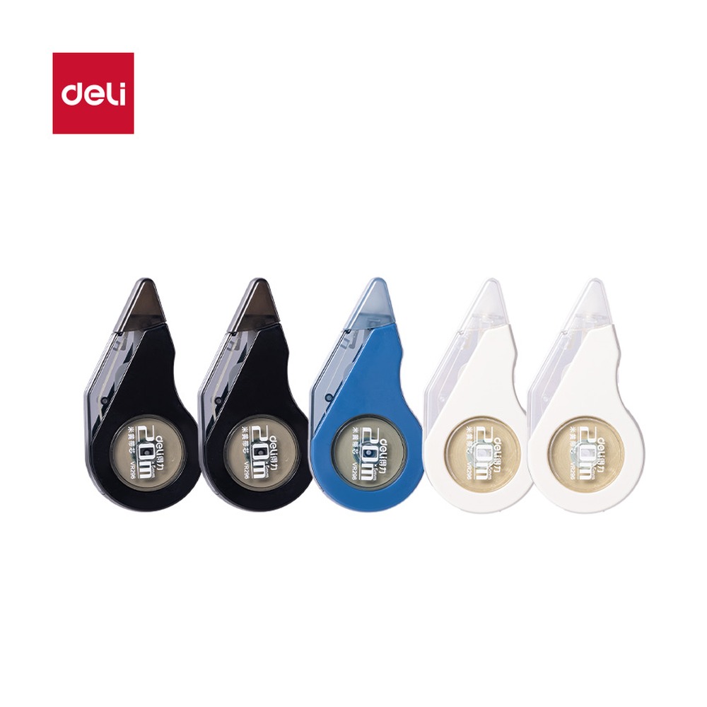 DELI/得力 修正带 VR296 颜色:混；尺寸:5mm*100m；笔芯规格:5mm 单位:套