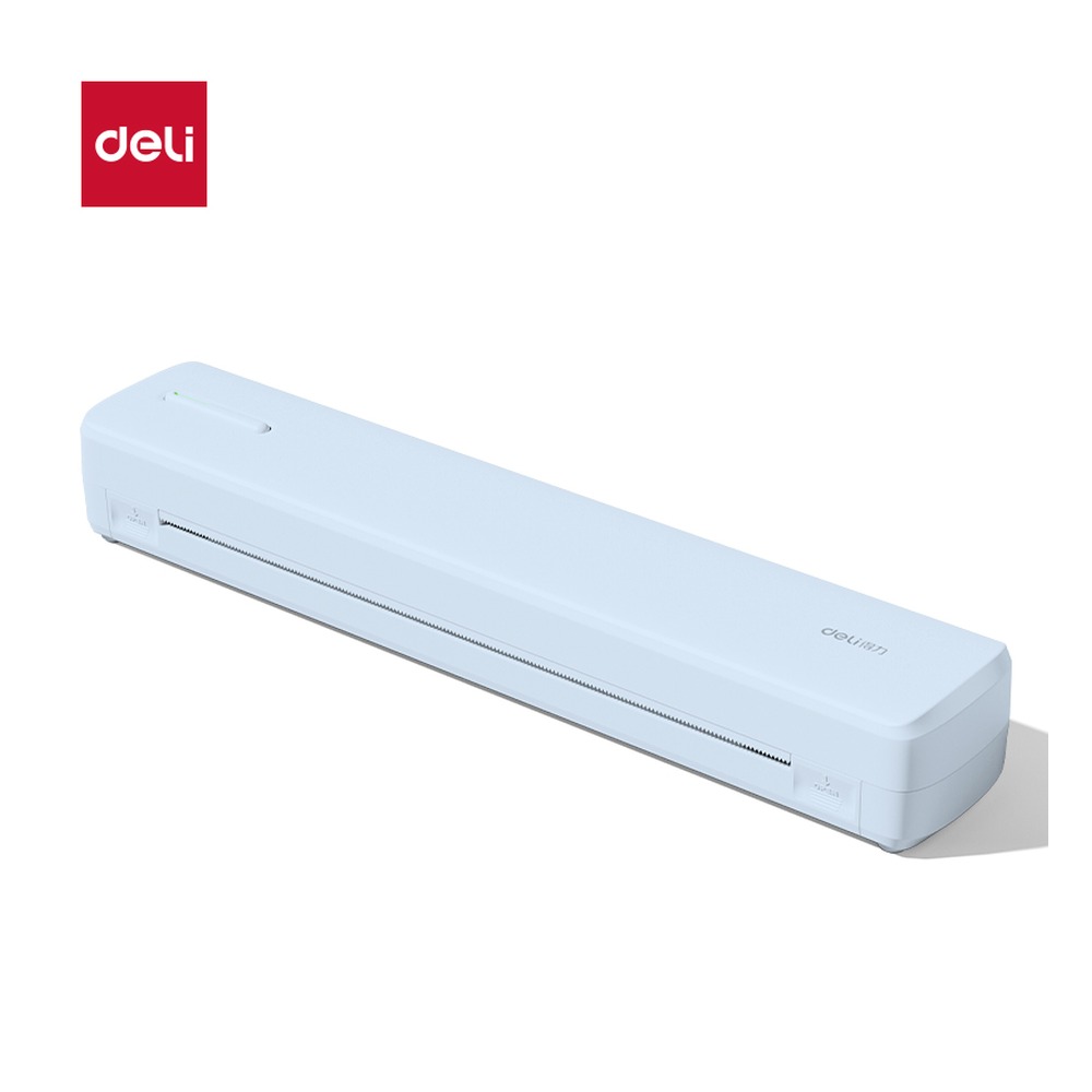 DELI/得力 便携A4打印机 GE299 颜色:薄荷绿；尺寸:295mm*55mm*40.5mm；电池容量:1500mAh；额定功率:0000 W 单位:台
