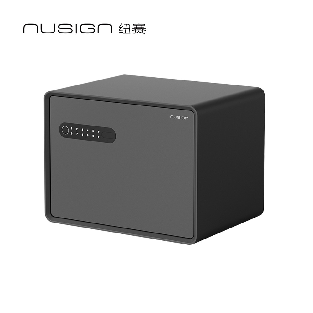 DELI/得力 蓝牙指纹密码保管箱H300 NS950 颜色:星耀黑 单位:台